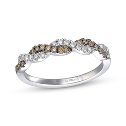 Le Vian Chocolate Twist Diamond Ring 1/3 ct tw Platinum