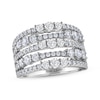 Thumbnail Image 0 of THE LEO Diamond Five-Row Ring 2-14 ct tw 14K White Gold