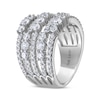 Thumbnail Image 1 of THE LEO Diamond Five-Row Ring 2-14 ct tw 14K White Gold