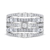 Thumbnail Image 2 of THE LEO Diamond Five-Row Ring 2-14 ct tw 14K White Gold