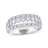 Thumbnail Image 0 of THE LEO Diamond Multi-Row Ring 1 ct tw 14K White Gold