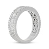 Thumbnail Image 1 of Neil Lane Artistry Baguette & Round-Cut Lab-Created Diamond Anniversary Ring 1-1/2 ct tw 14K White Gold