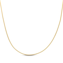 Solid Herringbone Chain Necklace 1.5mm 14K Yellow Gold 18&quot;