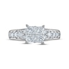 Thumbnail Image 3 of Princess-Cut Diamond Quad Engagement Ring 1-1/3 ct tw 14K White Gold