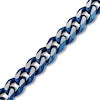 Thumbnail Image 1 of Solid Chain Necklace Stainless Steel & Blue Ion Plating 24"