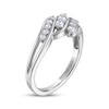 Thumbnail Image 1 of THE LEO Diamond Three-Row Swirl Ring 1/3 ct tw 14K White Gold