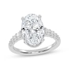 Thumbnail Image 0 of Lab-Grown Diamonds by KAY Oval-Cut Engagement Ring 3-1/2 ct tw 14K White Gold