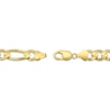 Thumbnail Image 2 of Solid Figaro Chain Bracelet 10.7mm 10K Yellow Gold 8.75&quot;