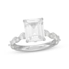 Thumbnail Image 1 of Neil Lane Artistry Emerald-Cut Lab-Grown Diamond Engagement Ring 5 ct tw 14K White Gold