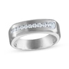 Thumbnail Image 0 of Milestones Men's Diamond Wedding Band 1/2 ct tw 10K White Gold