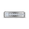 Thumbnail Image 2 of Milestones Men's Diamond Wedding Band 1/2 ct tw 10K White Gold