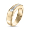 Thumbnail Image 1 of Milestones Men's Diamond Wedding Band 1/2 ct tw 10K Yellow Gold