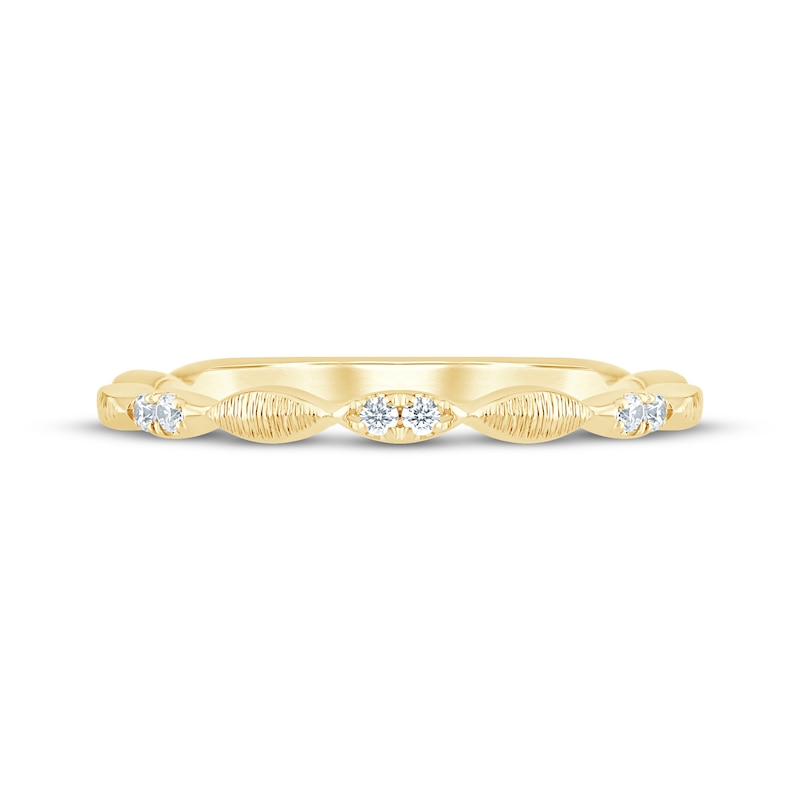 Diamond Anniversary Ring 1/10 ct tw 10K Yellow Gold