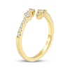 Thumbnail Image 2 of Diamond Bypass Fashion Ring 1/3 ct tw 10K Yellow Gold