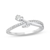 Thumbnail Image 0 of Lab-Grown Diamonds by KAY Oval & Marquise-Cut Fashion Ring 3/8 ct tw 10K White Gold