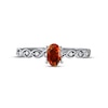 Thumbnail Image 3 of Madeira Citrine & Diamond Ring 1/15 ct tw 10K White Gold