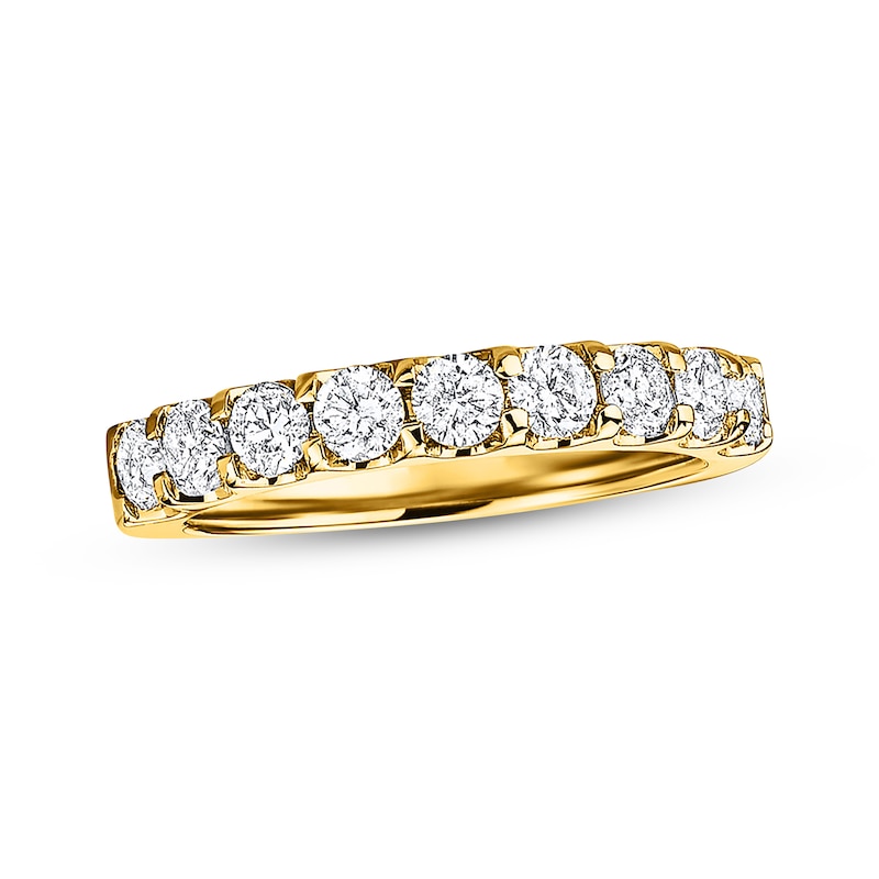 Main Image 1 of Diamond Anniversary Band 1/2 ct tw Round-cut 14K Yellow Gold