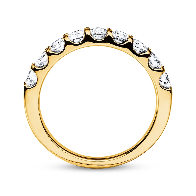 Main Image 2 of Diamond Anniversary Band 1/2 ct tw Round-cut 14K Yellow Gold