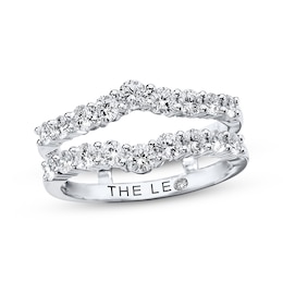 THE LEO Diamond Enhancer Ring 1 ct tw Round-cut 14K White Gold