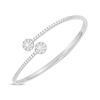 Thumbnail Image 2 of Multi-Diamond Cuff Bracelet 1-1/2 ct tw 14K White Gold 18&quot;