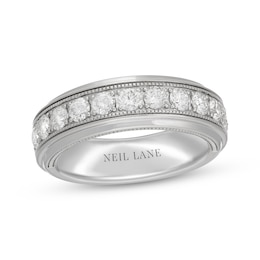 Neil Lane Men's Diamond Wedding Band 1-1/2 ct tw 14K White Gold