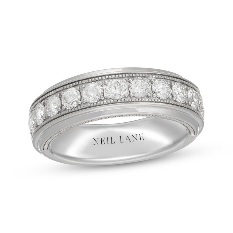 Main Image 1 of Neil Lane Men's Diamond Wedding Band 1-1/2 ct tw 14K White Gold