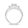 Thumbnail Image 1 of Memories, Moments, Magic Princess-Cut Diamond Three-Stone Engagement Ring 1 ct tw 10K White Gold