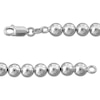 Thumbnail Image 2 of Solid Bead Chain Bracelet 6mm Sterling Silver 7.5"