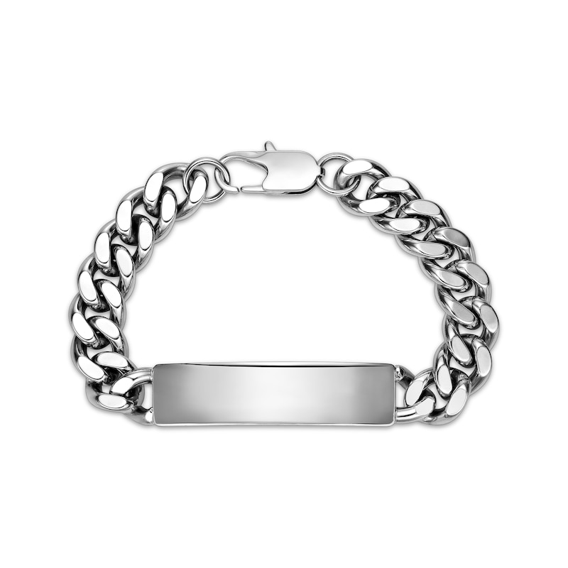 ID Curb Chain Bracelet Stainless Steel 8.5"