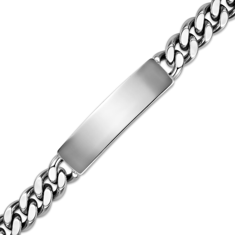 ID Curb Chain Bracelet Stainless Steel 8.5"