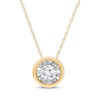 Thumbnail Image 1 of Radiant Reflections Diamond Solitaire Necklace 1/5 ct tw 10K Yellow Gold 18&quot; (J/I3)