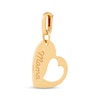 Thumbnail Image 2 of Charmed Memories &quot;Mama&quot; Tilted Heart-in-Heart Cutout Charm 10K Yellow Gold