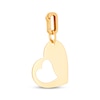 Thumbnail Image 4 of Charmed Memories &quot;Mama&quot; Tilted Heart-in-Heart Cutout Charm 10K Yellow Gold