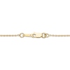 Thumbnail Image 2 of Milestones Diamond Teardrop Necklace 1/4 ct tw 10K Yellow Gold 18"