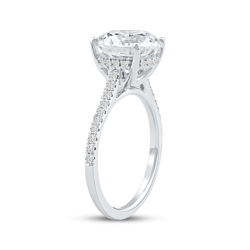 Main Image 2 of Lab-Grown Diamonds by KAY Round-Cut Engagement Ring 4-1/3 ct tw 14K White Gold