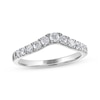 Thumbnail Image 0 of THE LEO Ideal-Cut Diamond Contour Anniversary Band 1/2 ct tw 14K White Gold