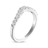 Thumbnail Image 1 of THE LEO Ideal-Cut Diamond Contour Anniversary Band 1/2 ct tw 14K White Gold