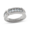 Thumbnail Image 1 of Men's THE LEO First Light Diamond Wedding Band 1 ct tw 14K White Gold