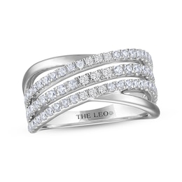 THE LEO Diamond Multi-Row Ring 3/4 ct tw 14K White Gold