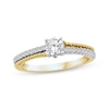 Thumbnail Image 1 of Threads of Love Round-Cut Diamond Engagement Ring 5/8 ct tw 14K Two-Tone Gold