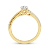 Thumbnail Image 3 of Threads of Love Round-Cut Diamond Engagement Ring 5/8 ct tw 14K Two-Tone Gold