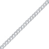 Thumbnail Image 1 of Men's Diamond Geometric Curb Chain Bracelet 2 ct tw Sterling Silver 8.5"