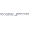 Thumbnail Image 2 of Men's Diamond Geometric Curb Chain Bracelet 2 ct tw Sterling Silver 8.5"