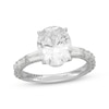 Thumbnail Image 1 of Neil Lane Artistry Oval-Cut Lab-Grown Diamond Engagement Ring 4 ct tw 14K White Gold