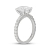 Thumbnail Image 2 of Neil Lane Artistry Oval-Cut Lab-Grown Diamond Engagement Ring 4 ct tw 14K White Gold