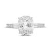 Thumbnail Image 3 of Neil Lane Artistry Oval-Cut Lab-Grown Diamond Engagement Ring 4 ct tw 14K White Gold