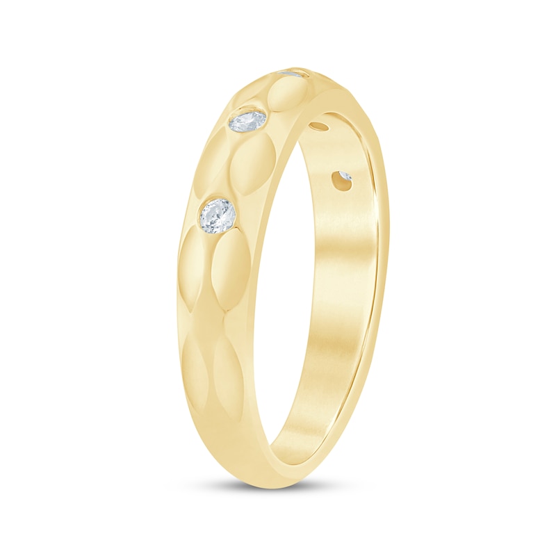 Main Image 2 of Diamond Anniversary Ring 1/6 ct tw 14K Yellow Gold