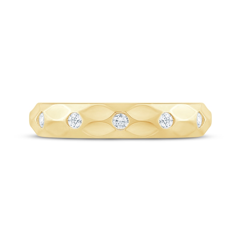 Main Image 3 of Diamond Anniversary Ring 1/6 ct tw 14K Yellow Gold