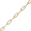 Thumbnail Image 2 of Le Vian Diamond Chain Link Bracelet 1 ct tw 14K Honey Gold 7&quot;