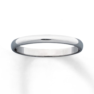 Women's Wedding Band 10K White Gold 2mm | Kay